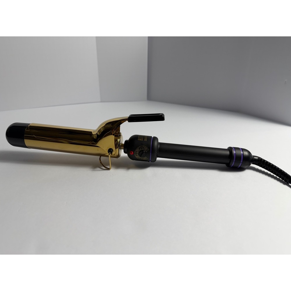 HOT TOOLS Pro Signature Gold 1.5" Curling Iron HTIR1577 TESTED - WORKS